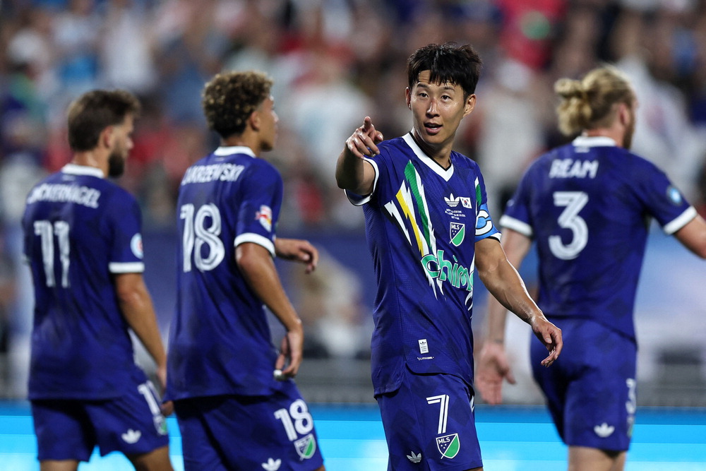 전반 23분만에 멀티골 쐈다…손흥민 MLS 올스타전 MVP