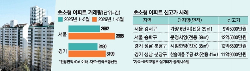 대출 막힌 2030 "초소형 아파트라도 사자"