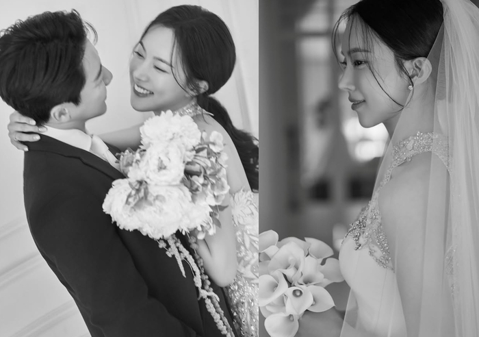 <b>김나희</b>, ‘남주혁’ 닮은꼴 <b>남편</b> 공개...꿀 뚝뚝 웨딩 화보
