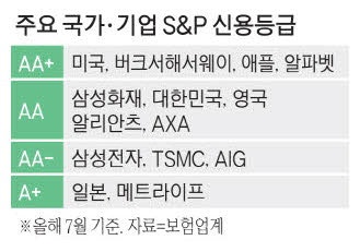 삼성화재, 국내 민간기업 최초…S&P 신용등급 'AA' 획득했다