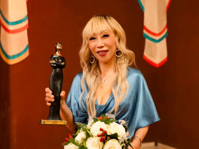 제12회 ‘마리아 칼라스 특별상’을 수상한 조수미. SMI엔터테인먼트