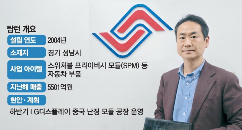 中공장 인수 … 車 디스플레이 원스톱 생산