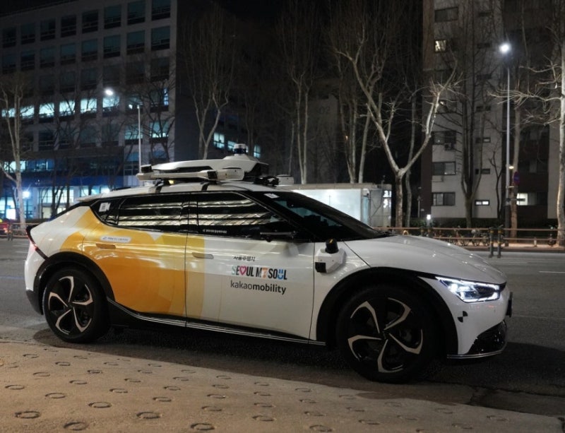 강남서 무인택시 2대 달리는 한국 …'상용화 경쟁' 美와 격차 더 벌어져