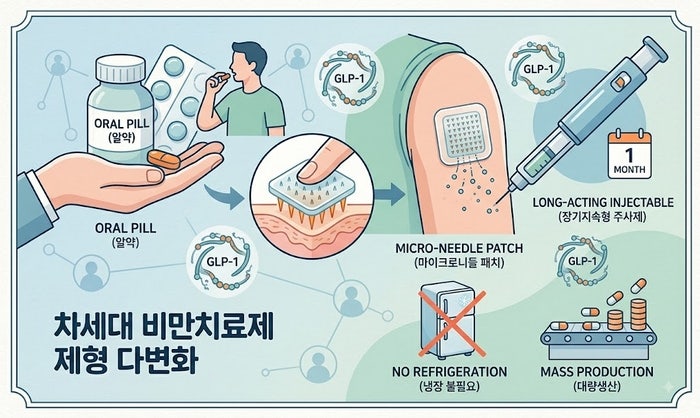 “먹는 ‘위고비’ 곧 나온다”… 차세대 비만치료제 ‘제형 다변화’...