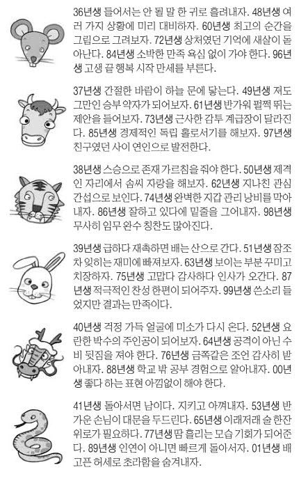 오늘의 운세 2026년 8월 18일 火(음력 7월 6일)