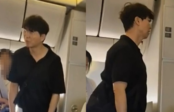 “죄송합니다” 연신 사과…‘아이 울음’ 비행기 지연, 박수홍 기내 영...