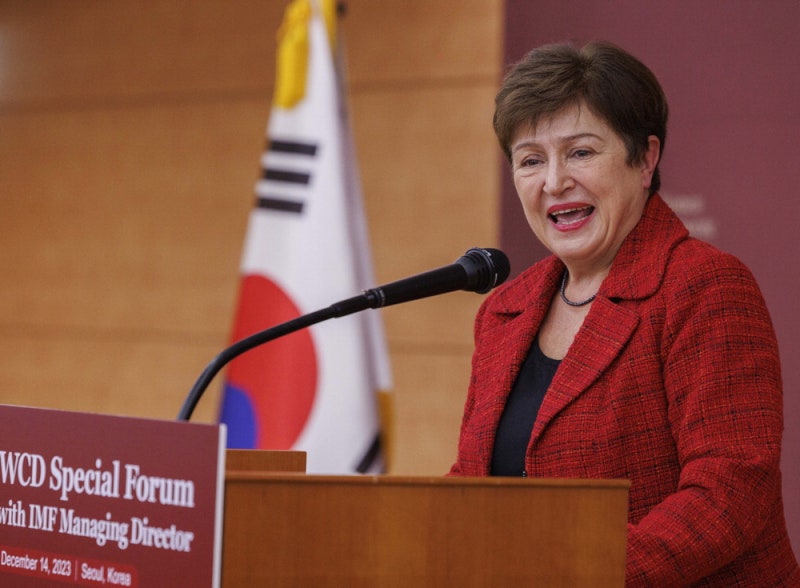 IMF총재, 美에 쓴소리 …"눈덩이 적자 해결해야"