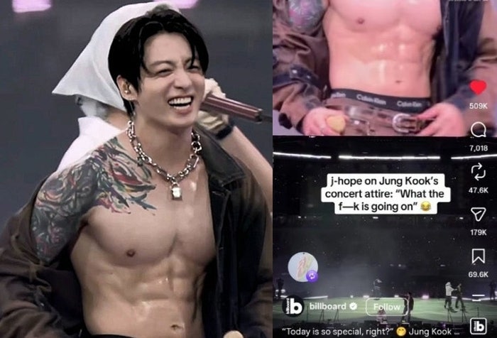 정국 상의 탈의 영상, 저스틴 비버도 퍼갔다…2.8억 팔로워 계정에 ‘깜짝’