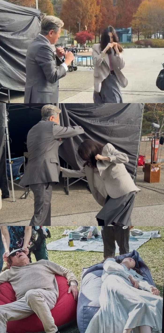 “대표와 <b>인턴</b>입니다”...한소희 최민식, 촬영장 비하인드