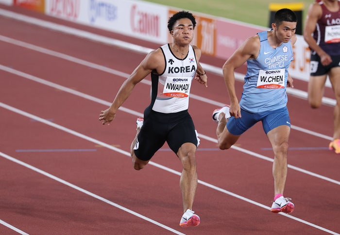 <b>조엘진</b>·<b>비웨사</b>, 아시안게임 육상 남자 <b>100m</b> 무난히 예선 통과