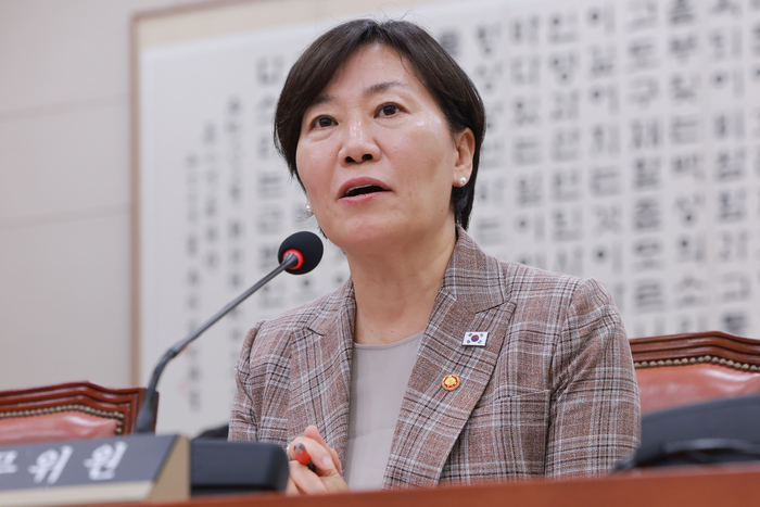  법사위 전체회의 출석한 송미령 농식품부 장관 [연합뉴스]