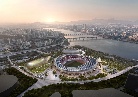  6만명 이상을 수용할 수 있는 잠실종합운동장 주경기장 리모델링 조감도 / 사진= 서울시