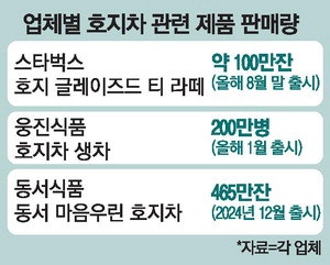 '제2의 말차' 호지차 … 업계 한판승부