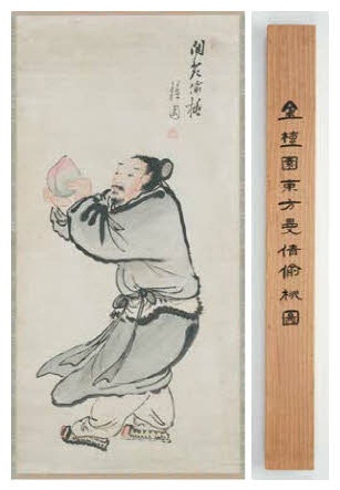 단원 그림보다 먼저 본 건 상자에 쓰여진 한 줄 글귀