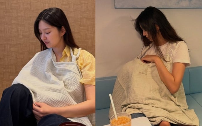 “카페·식당서 <b>모유 수유</b>”…육아 일상 공개한 40대 여배우