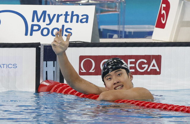 <b>황선우</b>, 세계선수권 <b>자유형 200ｍ</b> 金…3회 연속 메달