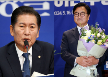 <b>정청래</b> "의장선거, 지지자들 실망"…<b>우원식</b> "<b>갈라치기</b> 말라"