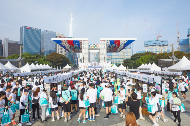 배달의민족 ‘2024 장보기오픈런’, 올림픽공원에서 성황리 개최. 사진 제공=우아한형제들