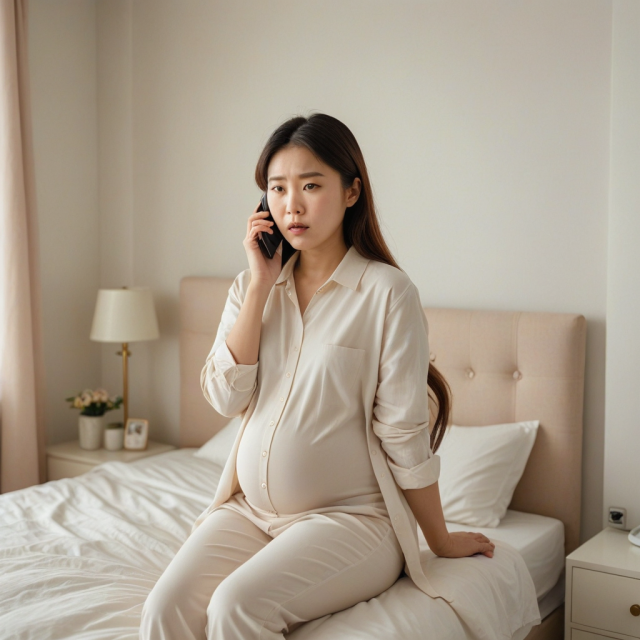 '플라멜 AI 이미지 생성기’로 만든 임신한 여성의 모습. 툴 제공=스모어톡