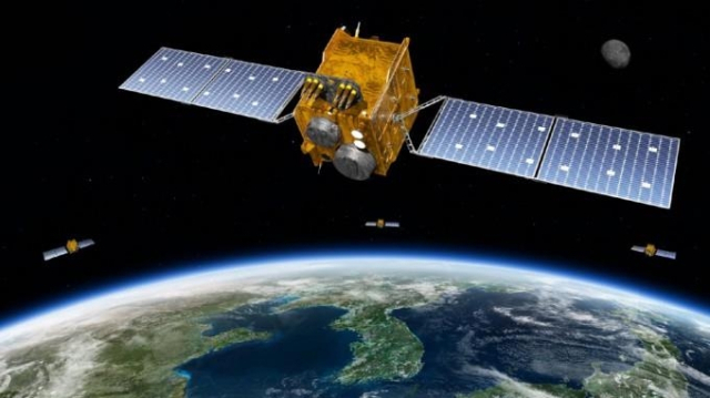 韓国型衛星航法システム想像図。