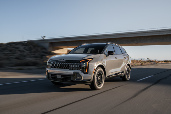 기아의 준중형 스포츠유틸리티차(SUV) 스포티지 주행 모습.사진제공=현대차그룹