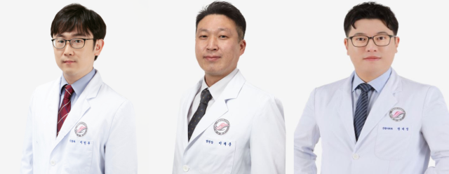 이민우(왼쪽부터) 한림대성심병원 신경과 교수,이재준 한림대춘천성심병원 마취통증의학과 교수,천대영 한림대동탄성심병원 순환기내과 교수.사진 제공=각 병원
