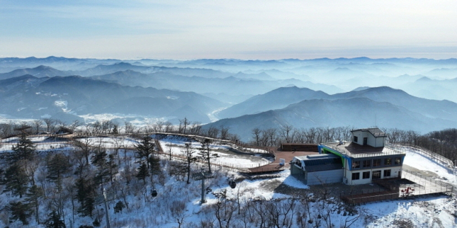 정선 가리왕산 케이블카 모습.사진 제공=한국관광공사