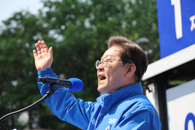 이재명 더불어민주당 대선 후보.연합뉴스
