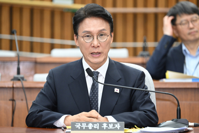 김민석 국무총리 후보자가 지난 24일 국회 인사청문회에서 답변하고 있다. 서울경제DB
