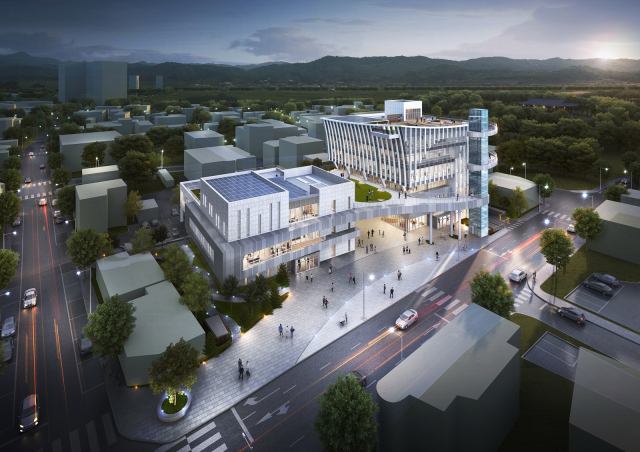 11월 준공을 앞둔 ‘보성군복합커뮤니티센터’ 조감도. 사진 제공=보성군