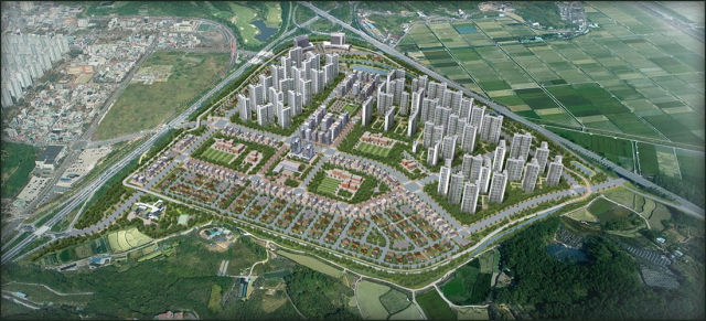 전남 첫 코스트코 입점 예정지인 순천시 선월 하이파크단지 조감도. 사진 제공=선월하이파크밸리