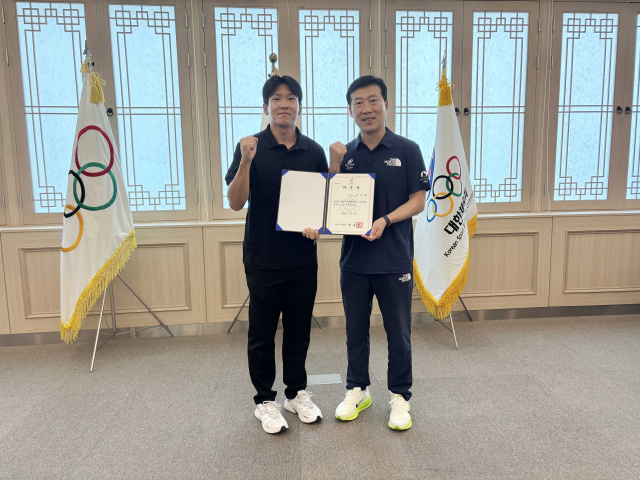 '육상 간판' <b>김국영</b>, 대한체육회 <b>선수</b>위원회 <b>위원장</b> 됐다