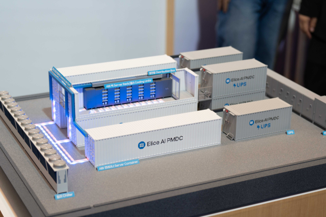 엘리스그룹의 AI PMDC 모형. 사진 제공=엘리스그룹