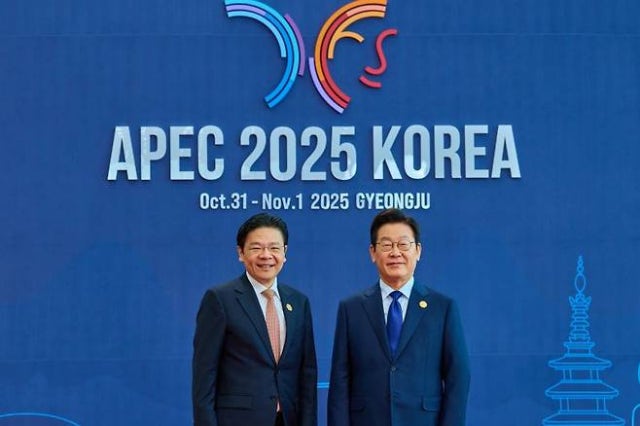 李대통령, <b>싱가포르</b> 총리와 <b>정상회담</b>…'<b>AI</b>·녹색경제' <b>협력</b> 논의