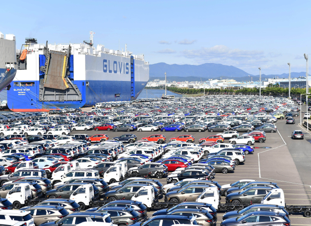 현대차 울산공장 수출항 전경. 사진=서울경제DB