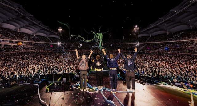 콜드플레이 내한공연 현장. 사진 제공=라이브네이션코리아