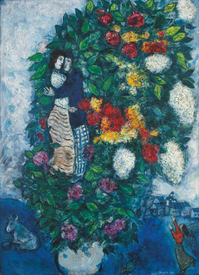 마르크 샤갈(1887-1985), Bouquet de Fleurs(1937), 100.4×73.2cm(40) /제공=서울옥션