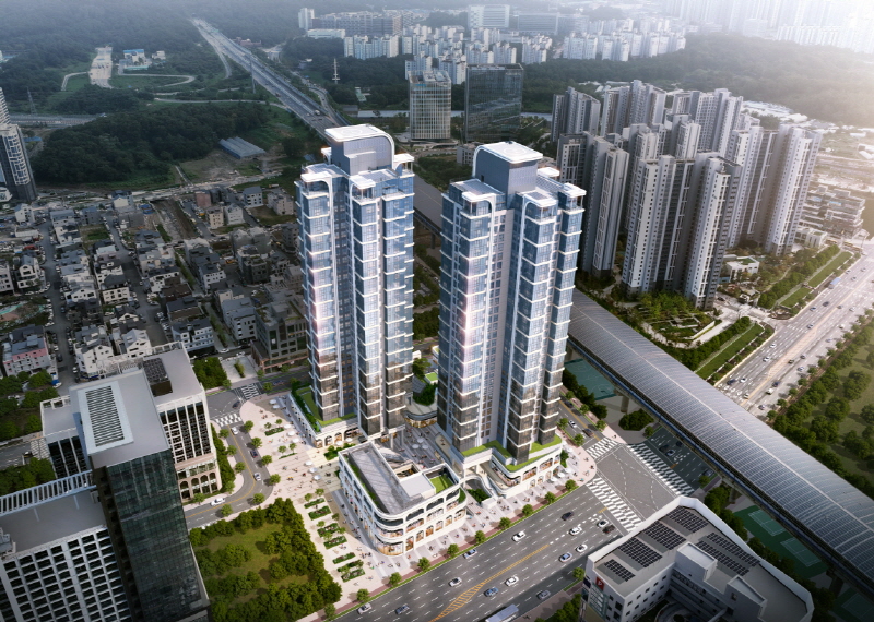 <해링턴 스퀘어 과천 투시도>