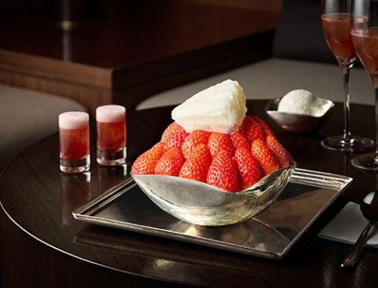 신라호텔 딸기빙수.신라호텔 홈페이지 갈무리