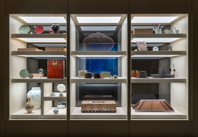 미국 워싱턴DC 스미스소니언 국립아시아예술박물관에서 열리고 있는 고(故) 이건희 회장 기증품 해외 순회전‘한국의 보물’전경 /사진제공=국립중앙박물관