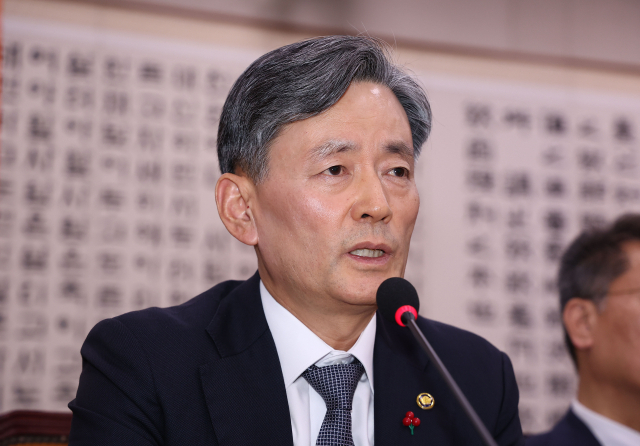 조지호 경찰청장이 지난해 12월 9일 서울 여의도 국회에서 열린 법제사법위원회 전체회의에서 발언하고 있다.연합뉴스