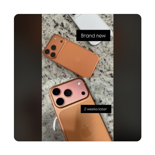 변색된 아이폰17 프로.사진=레딧 캡처