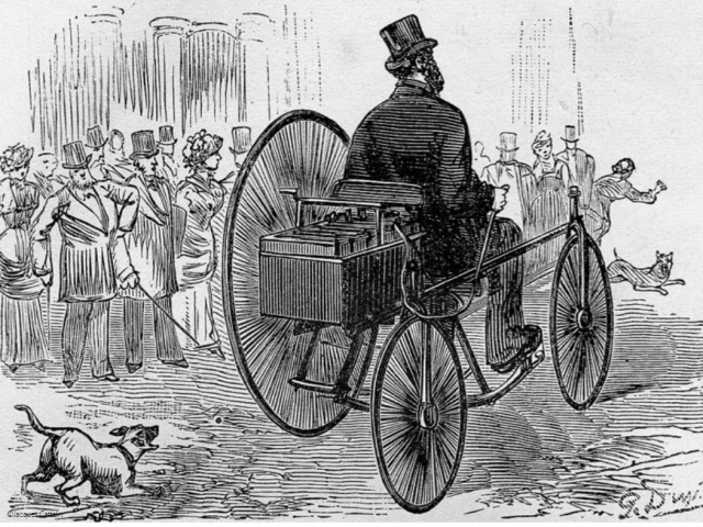 Trouve built the first electric car but soon turned to electric boats and medical devices.