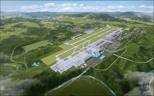 대구경북통합신공항 조감도. 제공=국토교통부
