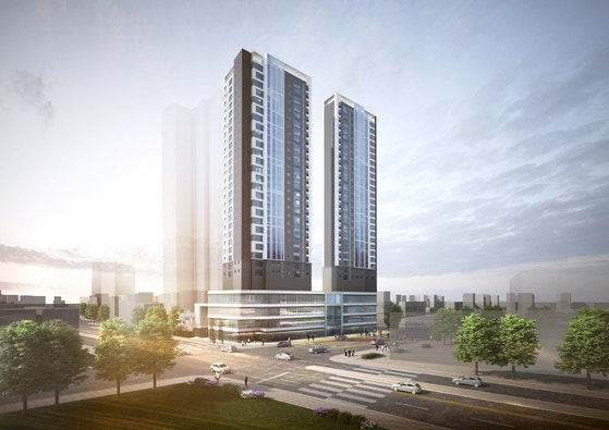 서울시 은평구 불광동 연서시장 정비사업으로 조성될 주상복합 단지 조감도.사진 제공=서울시