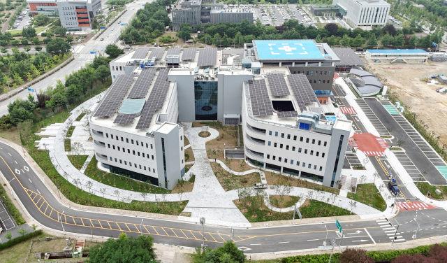 충북 음성군 충북혁신도시에 건립된 국립소방병원 전경.사진 제공=서울대병원