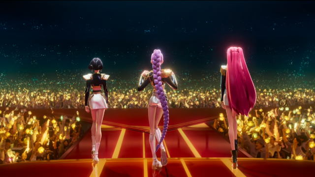 한국인의‘음식가무’진수를 보여줬다는 평가를 받는 애니메이션‘케이팝 데몬 헌터스’의 한 장면.사진 제공=넷플릭스