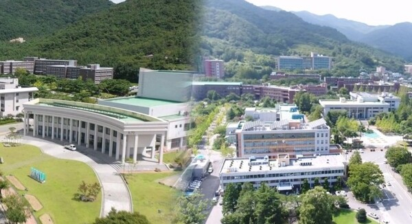 국립목포대학교(사진 왼쪽)와 국립순천대학교 전경.사진 제공=목포대·순천대