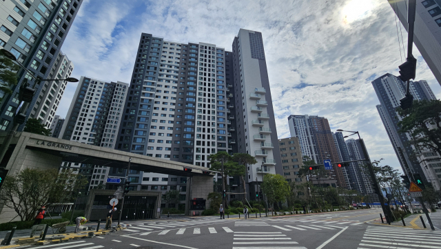 서울 동대문구 아파트 단지 전경.백주연 기자