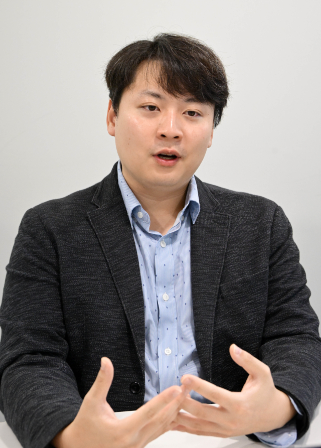 7일 서울 서초구 카본식스에서 서형주 최고기술경영자가 본지와 인터뷰를 갖고 있다.성형주 기자